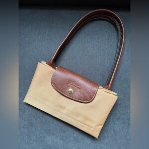 Tan Longchamp Le Pliage Shopping Tote (Depose) NWT
